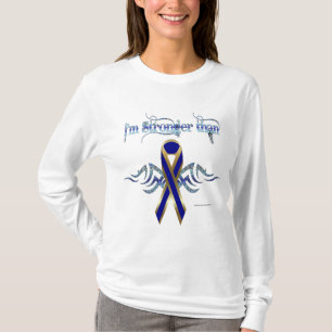 Colon Cancer Ladys Long Sleeve Shirt