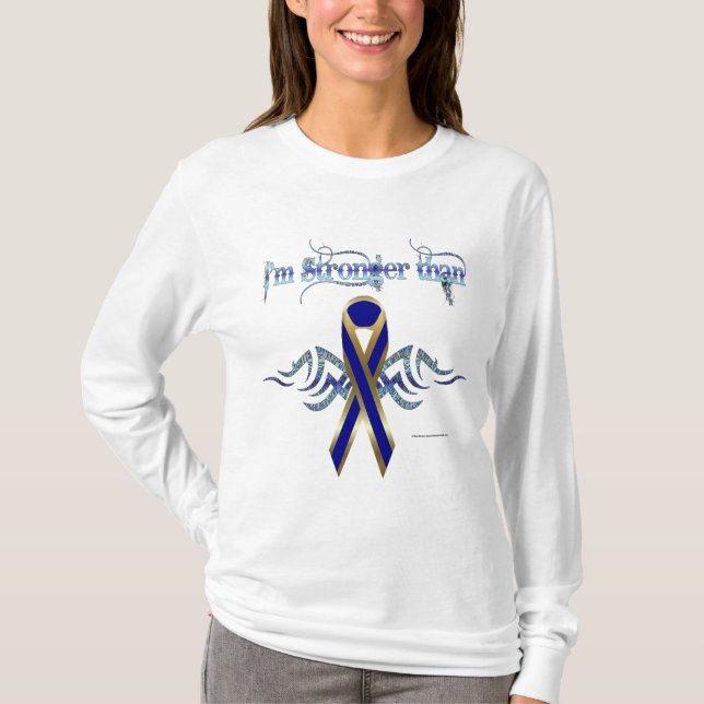 Colon Cancer Ladys Long Sleeve Shirt (Vorderseite)