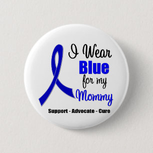 Colon Cancer Ribbon für meine Mama Button