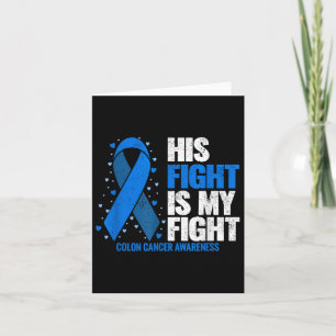 Colon Cancer Sein Kampf ist mein Kampf gegen Colon Karte