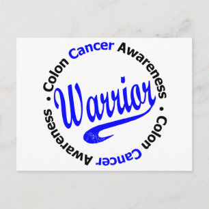 Colon Cancer Warrior Postkarte