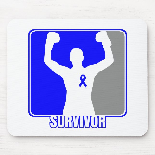 Colon Cancer Winning Survivor Mousepad (Vorne)