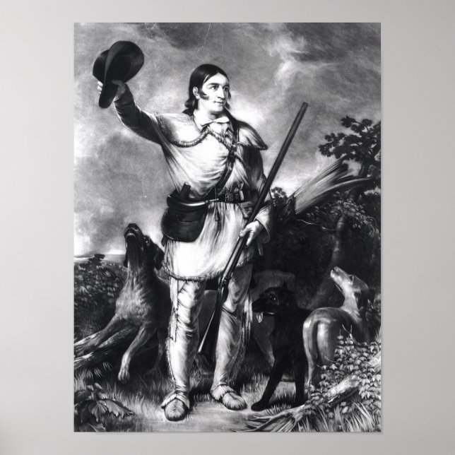 Colonel Davy Crockett Poster (Vorne)