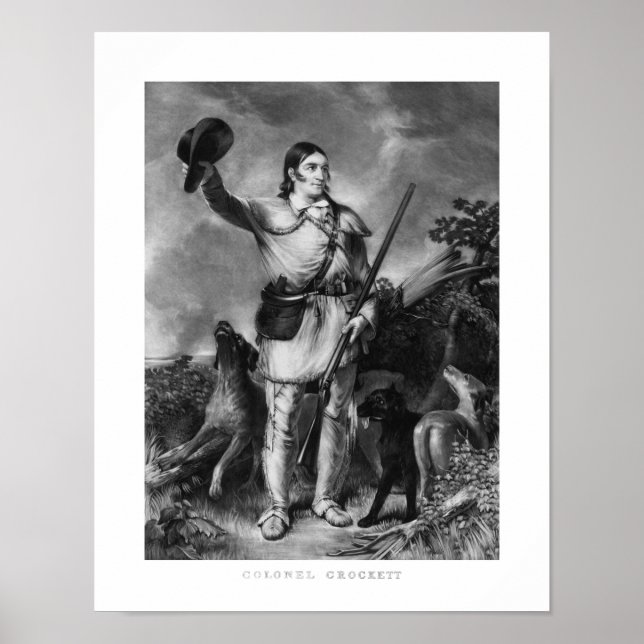Colonel Davy Crockett Poster (Vorne)