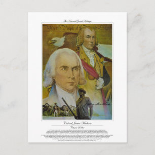 Colonel James Madison Citizen Soldier Postkarte
