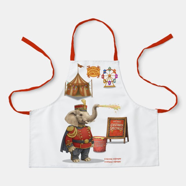 Colonel Klinger, custard slinger Schürze (Vorderseite)