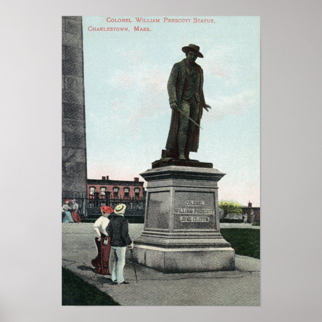 Colonel William Prescott Statue Scene Poster (Vorne)