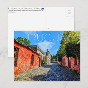 Colonia del Sacramento, Uruguay Reise-Postkarte Postkarte