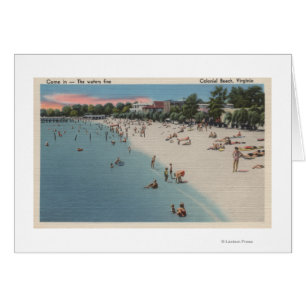 Colonial Beach, VA - Sonnenbaden & Schwimmen Szene