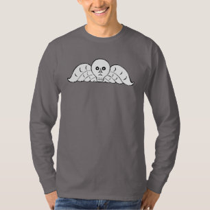 Colonial Boston Gravestone Skull Angel T-Shirt
