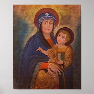 Colonial Madonna Poster