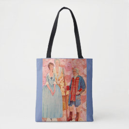 Colonial Paper Doll Tote Bag