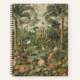 Colonial Safari Garden Daydream Spiral Notebook Notizbuch