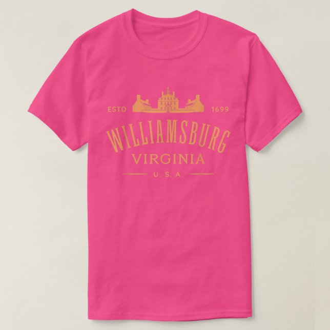 Colonial Williamsburg VA Design Williamsburg Virgi T-Shirt (Design vorne)