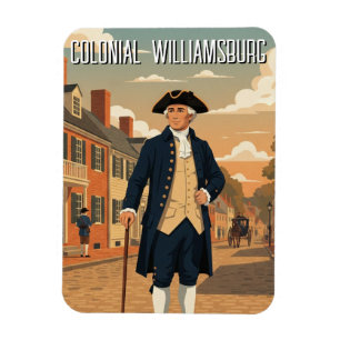 Colonial Williamsburg Virginia Reise Magnet