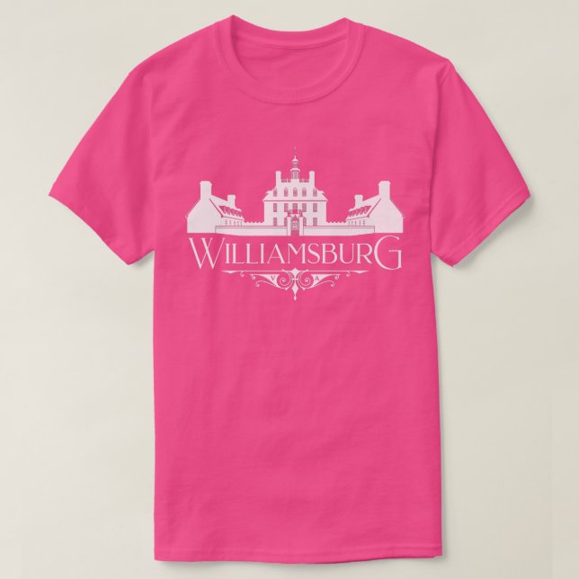 Colonial Williamsburg Virginia  T-Shirt (Design vorne)