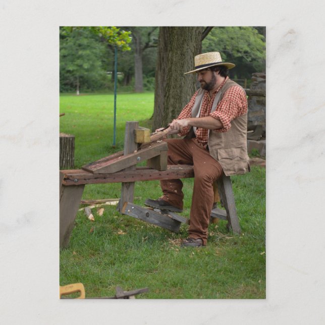 Colonial Woodworking Postcard Postkarte (Vorderseite)