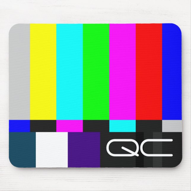 Color_Bars_1280x1024, QC Mousepad (Vorne)