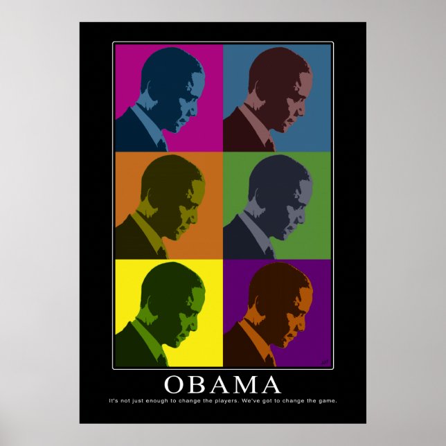 "Color Blind" Obama Poster (Vorne)