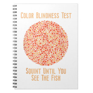 Color Blind T Shirt - Funny Color Blindest Notizblock