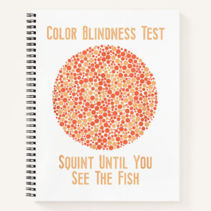 Color Blind T Shirt - Funny Color Blindest Notizbuch