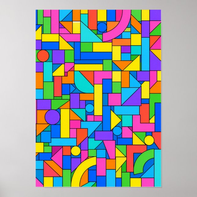 Color Block Disorder Poster (Vorne)