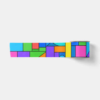 Color Block Disorder Satinband
