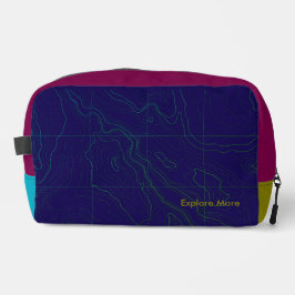 Color Block Explore More Ditty Bag Waschbeutel