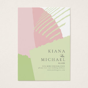 Color Block Wedding Website Spring ID740