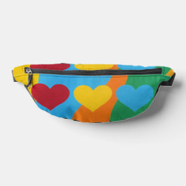 Color Burst Hearts Fanny Pack Bauchtasche
