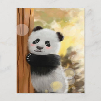 Color Cartoon Panda | Funny Niedlich Gift Flyer