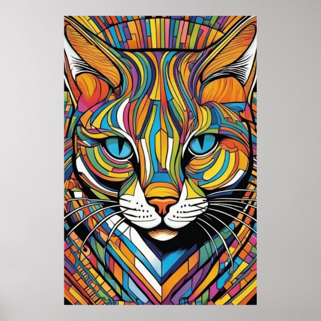 Color Cat  Poster (Vorne)