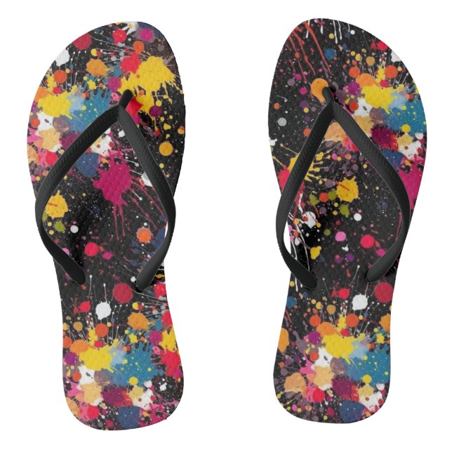 Color Explosion Flip Flops (Fußbett)
