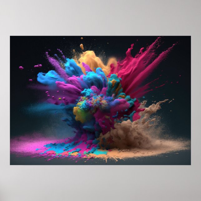 Color Explosion Poster (Vorne)