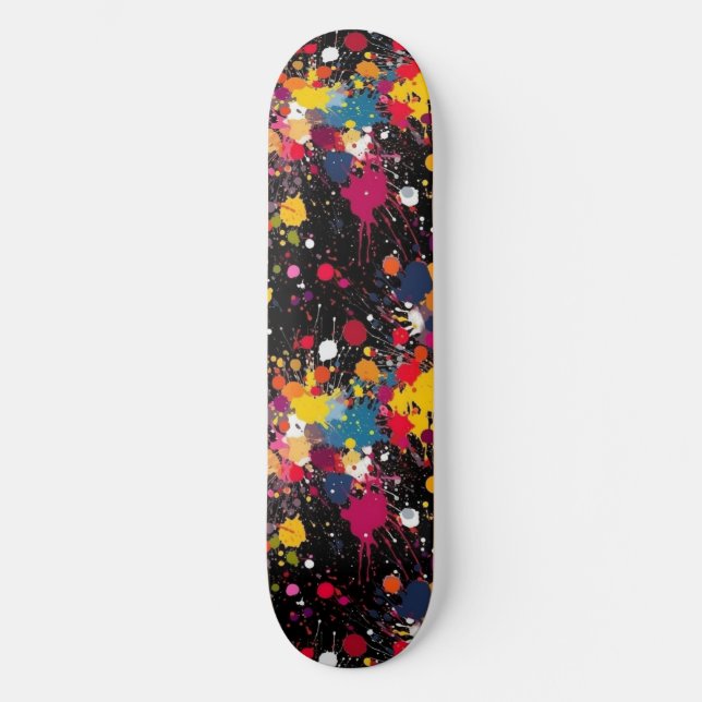 Color Explosion Skateboard (Vorderseite)