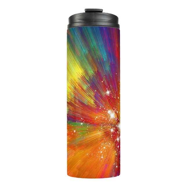 Color Explosion Thermal Tumbler Thermosbecher (Vorderseite)
