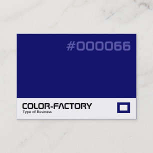 Color Factory - Dunkelblau (000066) Visitenkarte