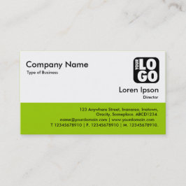Color Footer - Martian Green Visitenkarte