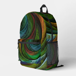 Color Glory Modernes Abstraktes Kunstmuster Elegan Bedruckter Rucksack