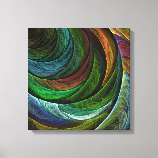 Color Glory Modernes Abstraktes Kunstmuster Elegan Leinwanddruck