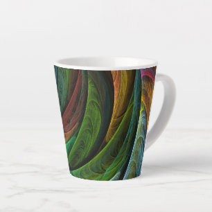 Color Glory Modernes Abstraktes Kunstmuster Elegan Milchtasse