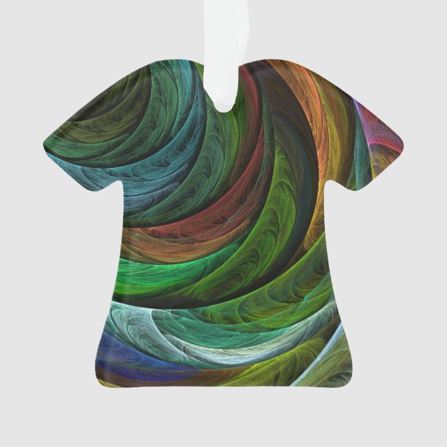 Color Glory Modernes Abstraktes Kunstmuster Elegan Ornament (Vorderseite)