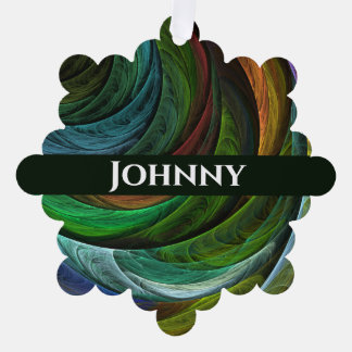 Color Glory Modernes Abstraktes Kunstmuster Elegan Ornament Karte