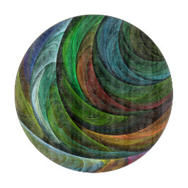 Color Glory Modernes Abstraktes Kunstmuster Elegan Schneidebrett