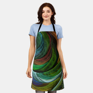 Color Glory Modernes Abstraktes Kunstmuster Elegan Schürze
