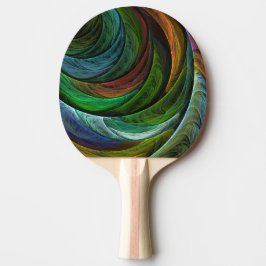 Color Glory Modernes Abstraktes Kunstmuster Elegan Tischtennis Schläger