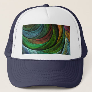 Color Glory Modernes Abstraktes Kunstmuster Elegan Truckerkappe