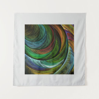 Color Glory Modernes Abstraktes Kunstmuster Elegan Wandteppich