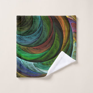 Color Glory Modernes Abstraktes Kunstmuster Elegan Waschlappen