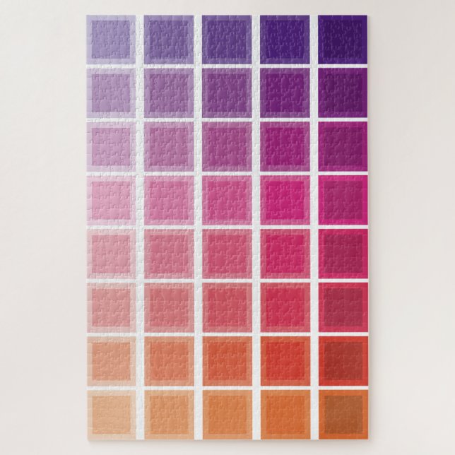 Color Gradient Squares Puzzle (Vertikal)
